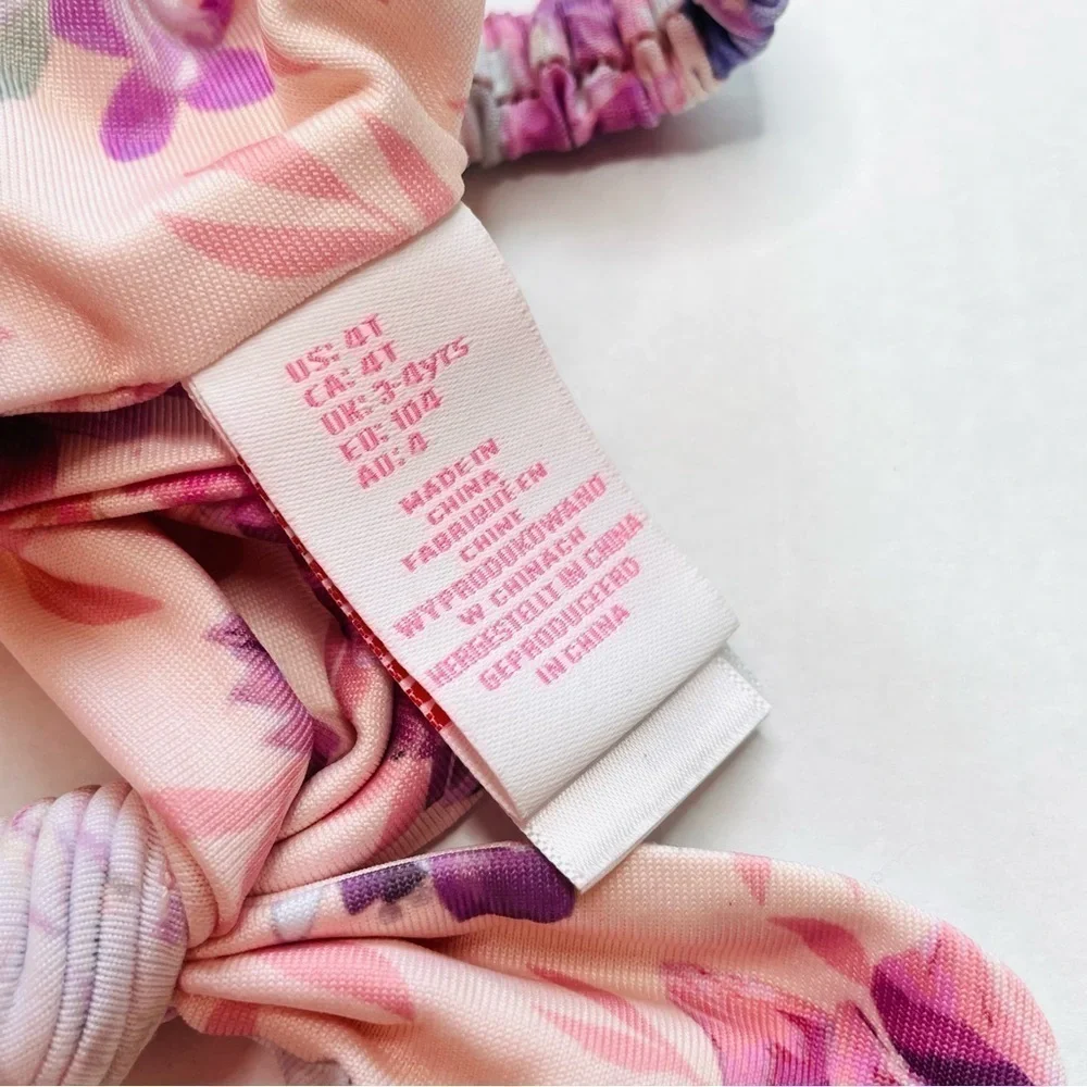 GIRL’S Stretchy Headbands Set of 3 Unicorn, Flower and Chambray